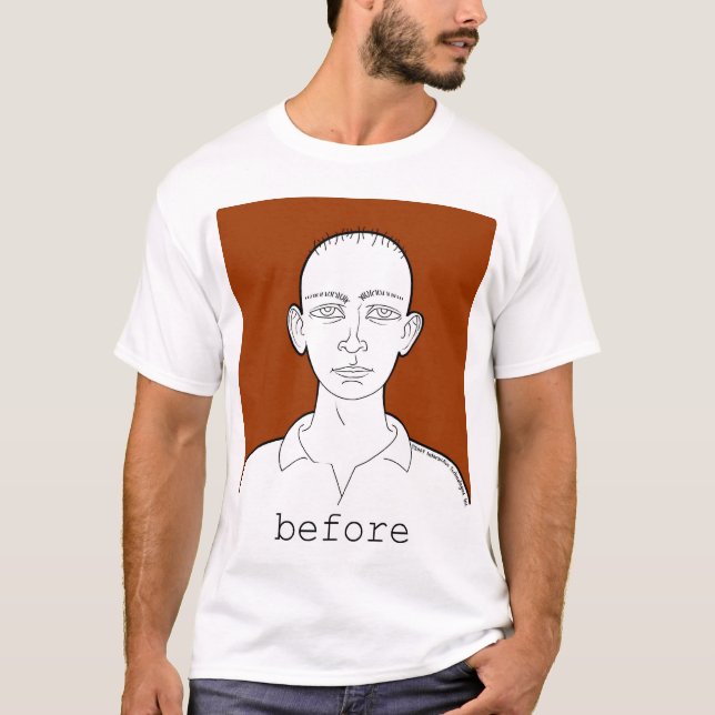 Camiseta As influências do surrealismo (Frente)