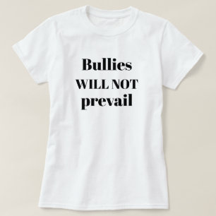 Camiseta As intimidações não prevalecerão citações