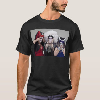 Camiseta As irmãs vêem o nenhum, ouvem o nenhum, não falam
