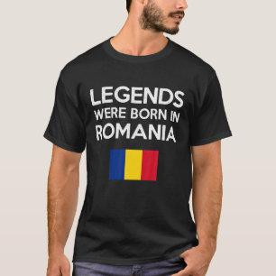 Camiseta As Legendas Eram Nasceres Na Romênia O Orgulho De
