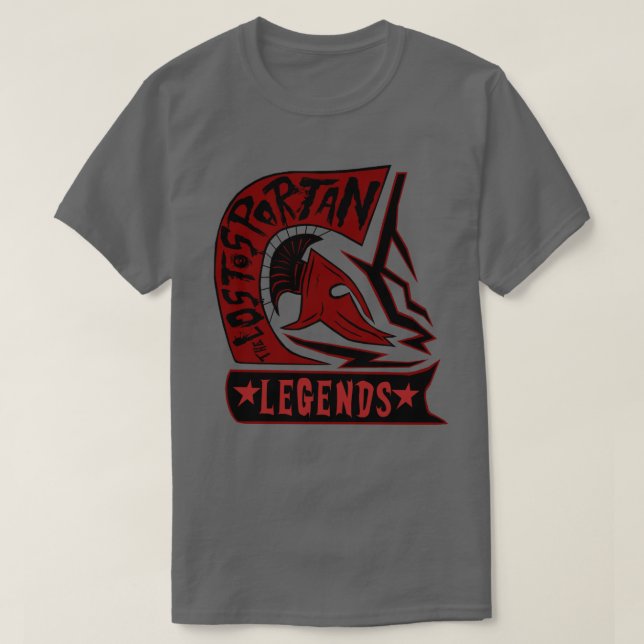 Camiseta As legendas espartanos perdidas (Frente do Design)