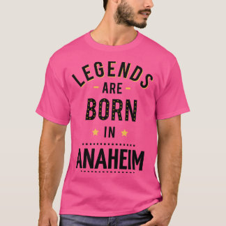 Camiseta As Legendas São Nasceres Em Anaheim