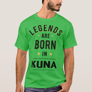 Camiseta As Legendas São Nasceres Em Kuna