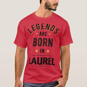 Camiseta As Legendas São Nasceres Em Laurel