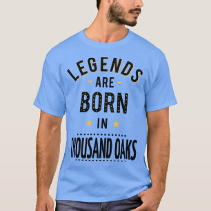 Camiseta As Legendas São Nasceres Em Mil Oaks