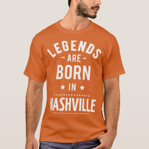 Camiseta As Legendas São Nasceres Em Nashville 1