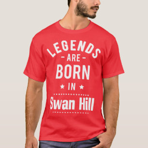 Camiseta As Legendas São Nasceres Em Swan Hill 1
