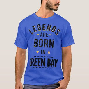 Camiseta As Legendas São Nasceres No Compartimento Verde