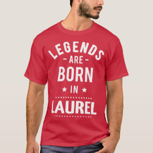 Camiseta As Legendas São Nasceres No Laurel 1