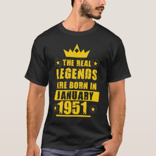 Camiseta As Legendas Verdadeiras São Nasceres Em Janeiro De