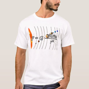 Camiseta As Leis da Gravitação Universal de Newton.