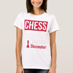 Camiseta as lendas de xadrez eram nascer em presentes de an