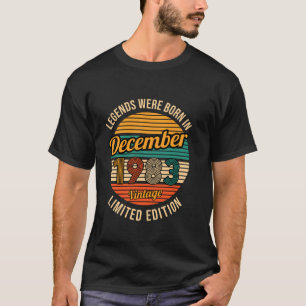 Camiseta As lendas foram nasceres em dezembro de 1983 anive