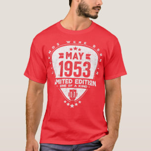 Camiseta As Lendas Foram Nasceres Em Maio De 1953Guitar Pre