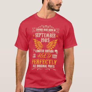Camiseta As lendas foram Nasceres em setembro de 1985 - Roc