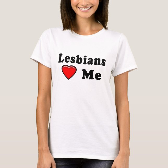 Camiseta As lésbica amam-me Lez (Frente)