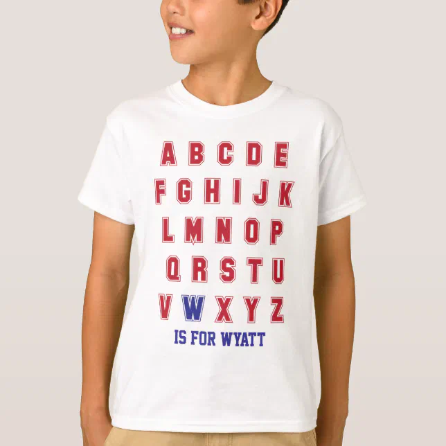 Camisas & Camisetas Letra L Alfabeto
