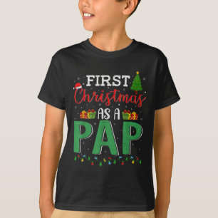 Camiseta As Luzes das Árvores de Natal Decorrem Engraçado P