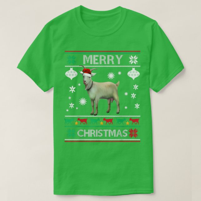 Camiseta As Luzes de Natal Tocam XM como Pajama Feliz Natal (Frente do Design)