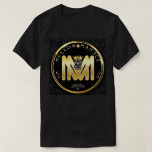 Camiseta Ás maduro do homem - logotipo - t-shirt preto