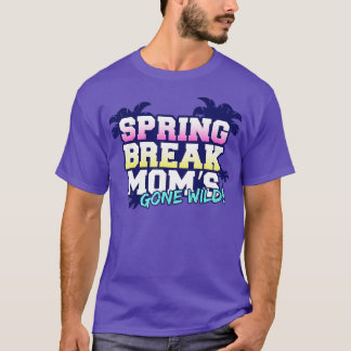 Camiseta As mães de férias da primavera ficaram de folga di