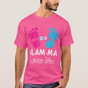 Camiseta As Mães De Glama Rosa Ou Azul Te Ama, Você É Um Se