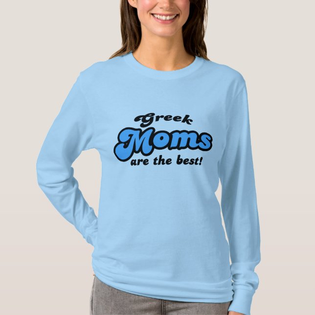 Camiseta As Mães gregas são as melhores (Frente)