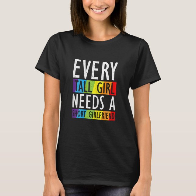 Camiseta As Mães Lgbt Orgulho gay Cada Garota Precisa De Um (Frente)