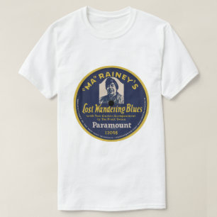 Camiseta As mães que Rainey "perdeu vagueiam os azuis"