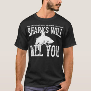 Camiseta As Mães Tubarões Vão Matar-Te Novidade Engraçada.