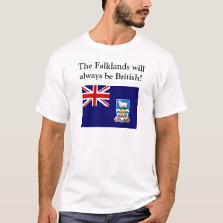 Camiseta As Malvinas serão sempre britânicas