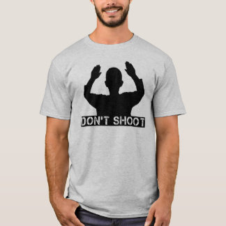 Camiseta As mãos acima - NÃO DISPARE em t-shirt