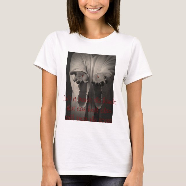 Camiseta As mãos curas (Frente)
