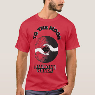 Camiseta às mãos de diamante lua 3