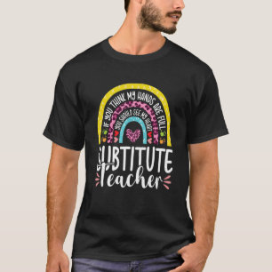 Camiseta As Mãos São Substitutos Do Cheio Rai De Apreciação