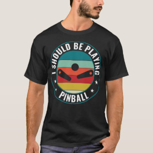 Camiseta As Máquinas De Pinball Arcade Engraçadas Ga