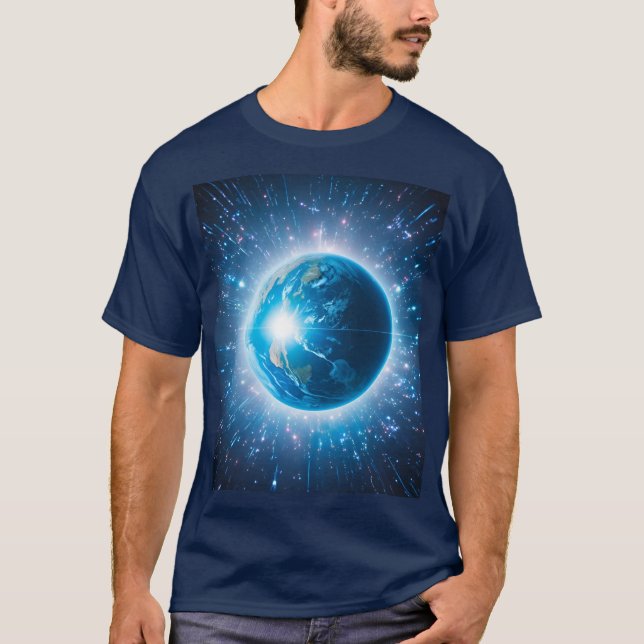 Camiseta as maravilhas do universo (Frente)