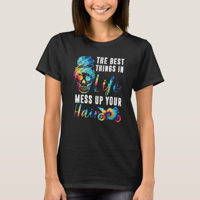 Camiseta As Melhores Coisas Na Vida Menos O Cabelo. (Frente)
