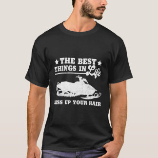 Camiseta As Melhores Coisas Na Vida Menos Seu Cabelo Snowmo