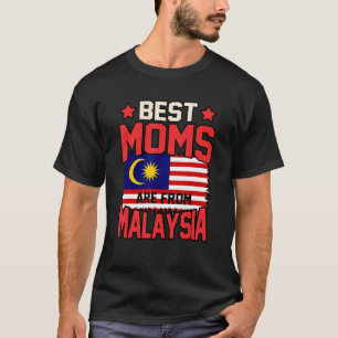 Camiseta As Melhores Mães São Da Malásia