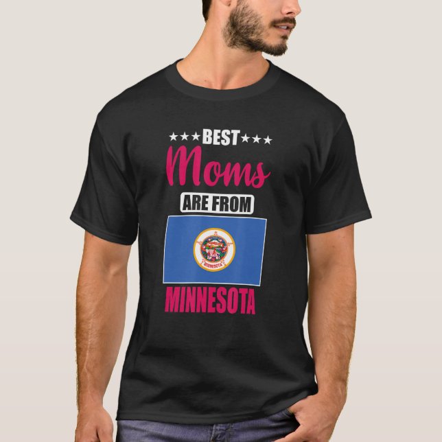 Camiseta As melhores Mães são do Minnesota (Frente)