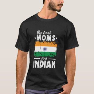 Camiseta As Melhores Mães são Indian Dia das Mães Bandeira