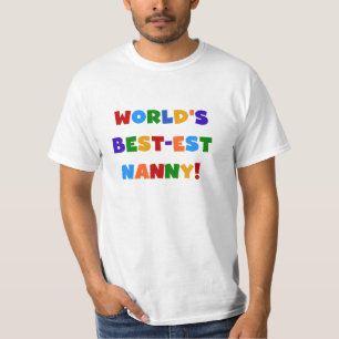 Camiseta As melhores notas da Nanny Bright do mundo