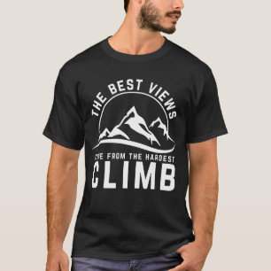 Camiseta As Melhores Opiniões A Mais Difícil Citação Motiva