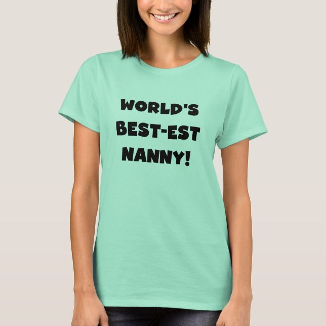 Camiseta As melhores t-shirts e presentes do mundo negro (Frente)