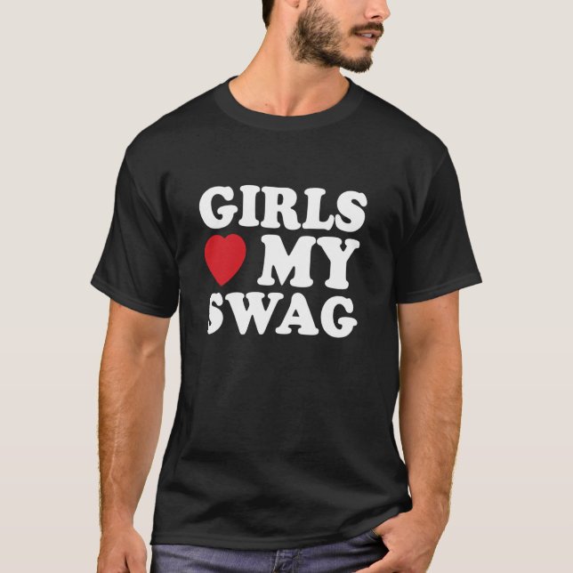 Camiseta As Meninas Adoram O Meu Desafio, Confiança, Estilo (Frente)