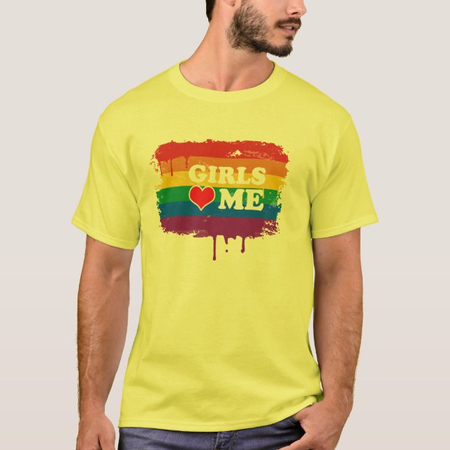 Camiseta As meninas amam-me (Frente)
