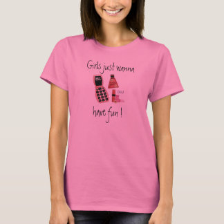Camiseta As meninas apenas querem a, têm a Capa longa das