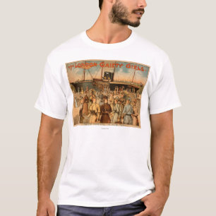 Camiseta As meninas "chegada da alegria de Londres a New