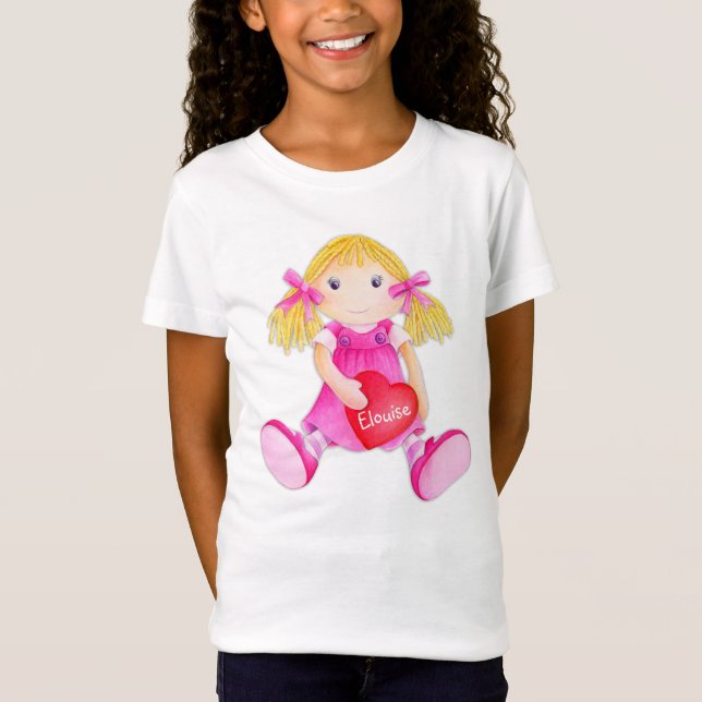 Camiseta As meninas da boneca de pano de Whimscal adicionam (Frente)